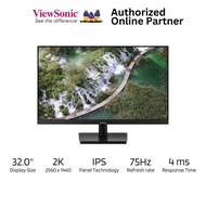 Viewsonic VA3209-2K-MHD 31.5" 75HZ 4ms 2k QHD IPS 8ms Monitor (HDMI,DP)