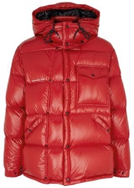Moncler 7 Moncler Frgmt Anthem Quilted Shell Jacket - Red - 4, Men's Designer Shell Jacket, Male - 4