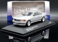 【M.A.S.H】 Solido 1/43 Mercedes-Benz 560 SEC AMG Wide Body 銀