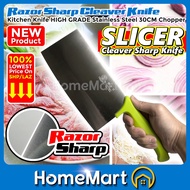 SHARP KNIFE CLEAVER KNIFE Pisau Slicing Knife Kitchen Knife 3CR13 Stainless Steel For Kitchens (30CM