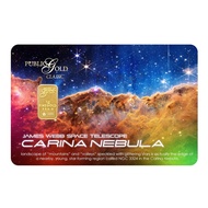 Public Gold Biullion Bar 1g (Au 999.99) 24k -Carina Nebula (reddot)