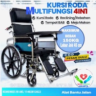 KURSI RODA SELONJORAN BAB/ KURSI RODA SIWA KURSI RODA BAB AVICO- SELLACO- KAIYANG 5IN1 MULTIFUNGSI/ KURSI RODA SELONJORAN