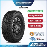 BFGoodrich All-Terrain TA KO2 20" AT Tyre 285 305 35 55 12.5 R20 4X4 4WD (1 Tire)