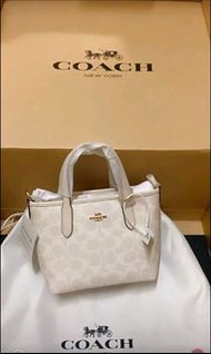全新 【COACH】CITY 迷你托特包 托特手袋 白色