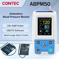ABPM50 CONTEC 24ชั่วโมง NIBP Holter แขนส่วนบน Alat Tensi Darah Digital ผู้ใหญ่ + ผู้ใหญ่ขนาดใหญ่2 Cu