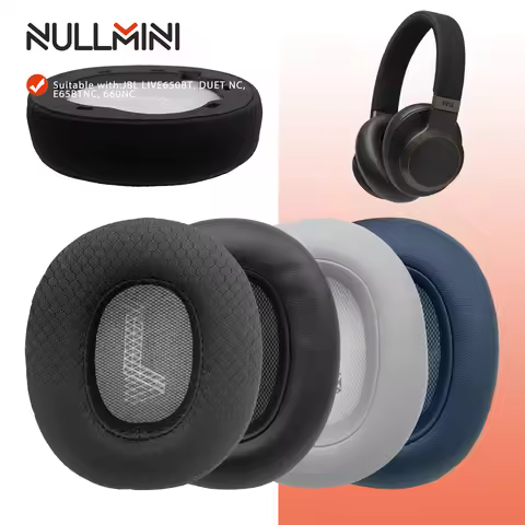 NullMini Replacement Earpads for JBL LIVE 650BT, 660NC, DUET NC, E65BTNC Headset Ear Cushion Headpho