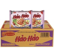 Thùng mì Hảo Hảo vị Tôm Chua Cay 75g x 30 gói Acecook