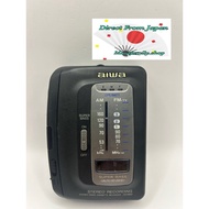 Vintage AIWA JS360 Portable Cassette Recorder – Super Bass / AM FM Radio / For Parts or Repair Direc