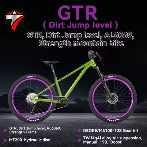 TWITTER GTR Dirt Jump Trial Bike 2026 New Adult Suspension Front Fork aluminum alloy Bicycle велосип