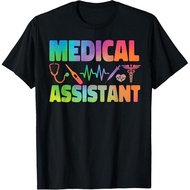 Men's cotton T-shirt Certified Medical Assistant Watercolor CMA T-Shirt Fast Shipping 4XL , 5XL , 6X