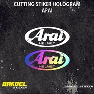 ARAI HOLOGRAM CUTTING STICKER ARAI STICKER