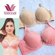WACOAL SIDE SHAPE BRA IB 4460 WITH WIRE DRY MAX PUSHUP FOAM WOMEN'S BH IB4460 LACE