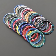 38mm*31.5mm Aluminium Fashion Flat Watch Bezel Insert Fits SKX007 SKX009 SRPD Watch Case NH36 NH35 M