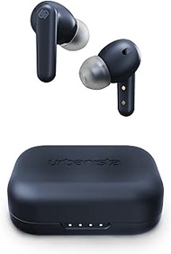 Urbanista True Wireless Earbuds Headphones with Active Noise Cancelling, 25 Hours Playtime, Touch Controls &amp; 6 Microphones for Clear Calling, Bluetooth 5.0 Earphones, London, Blue