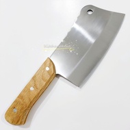 Golok Tulang Jepang Japandaging Cincang Dapur Stainless Gagang Kayu