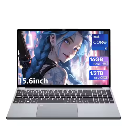 Windows 11 Intel N4000 Fingerprint UnIock Notebook 15.6 inch 16GB RAM 512GB Laptop Computer PC Gamer