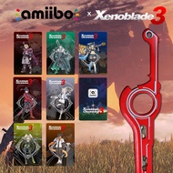 Xenoblade 3 Amiibo A Set of 7 Sheets Shulk NS Switch Game Card Collection