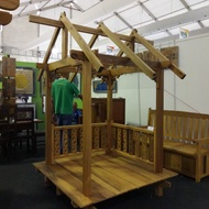 Gazebo 4' x 4' Chengal