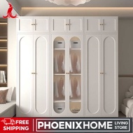 PHOEA Wardrobe Bedroom Sliding Door Wardrobe Cream Style Home Bedroom French Light Luxury Premium Wa