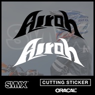 Sticker Cutting Stiker Airoh Helmet Back