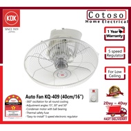 KDK KQ409 16" Auto Fan 360° Degree /Mistral MAF16F Auto Fan (Kipas Ceiling) Cotoso