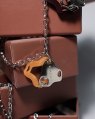 PIPATCHARA Aqua Necklace Silver (Tangerine)