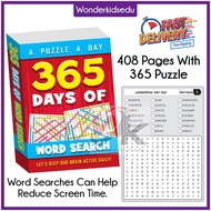 365 Word Search Puzzles Word Search Book for Adults Word Game Brain Boosting Puzzle Book Activities