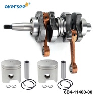 6B4-11400-00 Crankshaft Assy For Yamaha 2T 9.9HP 15HP Outboard Engine Parsun T15D 6B4-11400