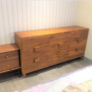 【吉迪市100%全柚木家具】HABU011 柚木經典九大抽式抽屜櫃 收納