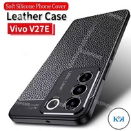 KK Vivo V27E 2023 Shockproof Soft TPU Leather Casing for Vivo V27 V27E 5G VivoV27 Pro V 27 E VivoV27