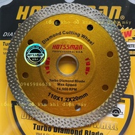 Lưỡi cắt gạch hotssman 110mm 105mm 1 tấc lưỡi cắt bên tông đa năng 110mm 105mm 1 tấc lưỡi cắt đá hoa