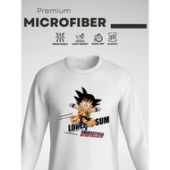 MICROFIBER DRAGON BALL jersey baju pancing muslimah motor sport man long sleeves tshirt lelaki jersi