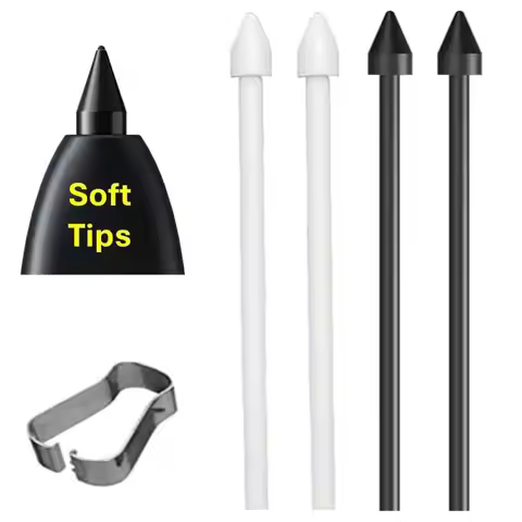 with Tweezer Stylus Pencil Nibs Soft Silent Pen Tips Replacement for Samsung Galaxy Tab S22 S23 S9 S