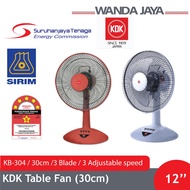 KDK Table Fan 3 Speeds (30cm/ 12″) (KB304) / Sharp (PJT129GY) / Milux (MTF-1201)