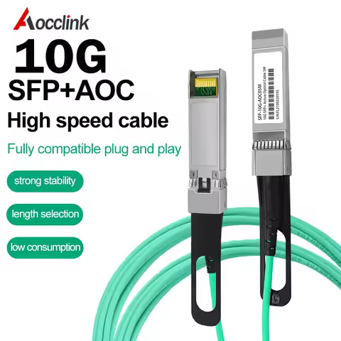10G-AOC cables sfp+ to sfp+ OM3 1/ 3/5/20m LSZH Twanix Cable for Mikrotik ethernet switch Active Opt