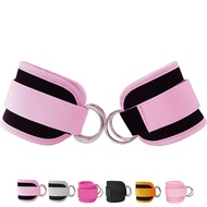 Fitness Ankle Straps for Cable Machines, 2 Pack Comfortable Adjustable Padded Ankle Wrist Cuffs, Kic