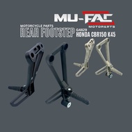 Rear footstep cbr 150 k45A rear step cbr 150 K45A rear footrest cbr 150 cbr 150r accessories