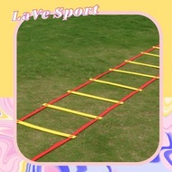 【足球訓練步伐 /兒童體能訓練】 6米12節敏捷跳格軟繩梯