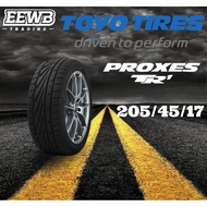 (POSTAGE) 205/45/17 TOYO PROXES TR1 NEW CAR TIRES TYRE TAYAR