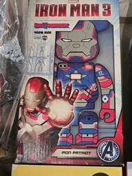 BE@RBRICK Iron Patriot 愛國者 400%