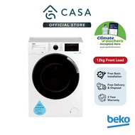 [Climate Voucher] Beko 12kg Front Load Washing Machine | WTE12746X0