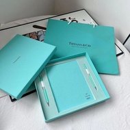 Qixi Teacher's Day Gift Tiffany Blue Limited Notebook Signature Pen Box Set With Handbag