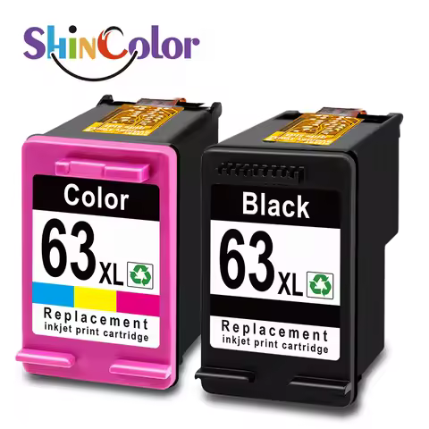 ShinColor 63xl ink cartridge cartouche hp 63xl for hp printer hp2130 1110 Deskjet 1111 1112 2131 213