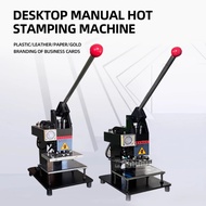 Manual hot stamping machine, hot press machine, leather embossing and branding machine, stamping and