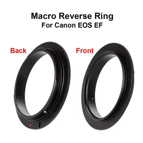 Macro Reverse For Canon EOS EF mount Macro Reverse Adapter Ring Macro Reverse Ring for 49/ 52 /55 /5