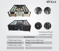 Power audio seven MTX 2.0 original