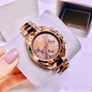 Original Michael Kors MK women watch MK5944 Rose Gold Amber Roman Lite 36mm dial stainless steel str