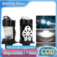 Aristing Store P5H4 LED LensHeadlight|Hi/LoBeamMotorcycleCar Universal | IP68 Waterproof 10000LM 60W