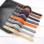 YIFILM Nylon WatchBand Stretch Strap 18mm 20mm 22mm Parachute Elastic Watch Military Strap for Seiko