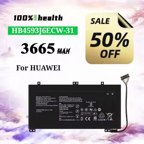 for Huawei HB4593J6ECW-31 laptop battery 3665mAh Lithium Rechargeable Battery